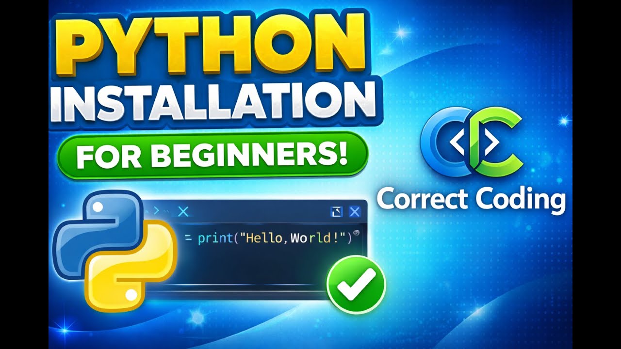 Getting Started with Python | Setup & First Program - YouTube