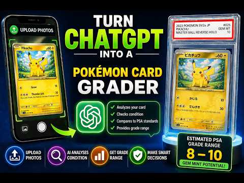 pokemon card grader online Turn ChatGPT Into a PSA-Style Pokémon Card Pre-Grader (Photo Upload + Grade  Range)