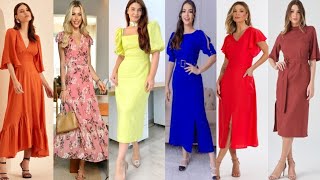 Modelos De Vestidos Midi Com Manga 2025