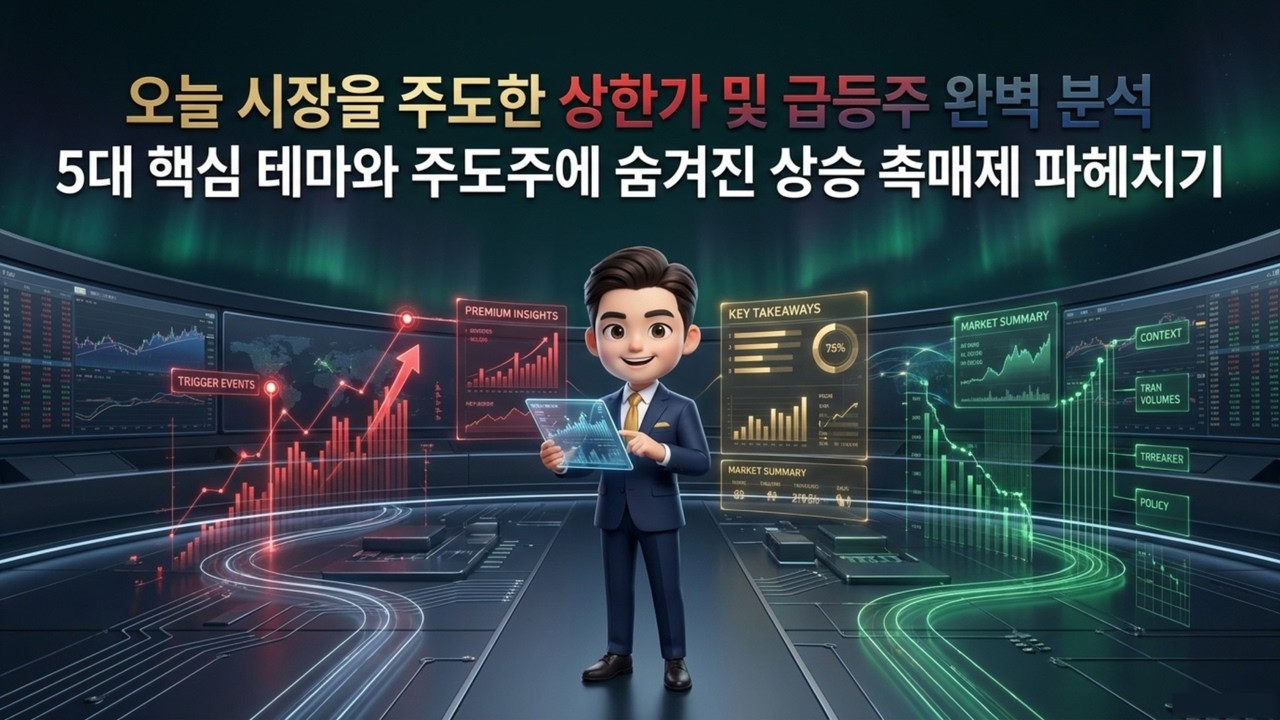 [4월 28일 상한가/급등주 분석] 중동 리스크와 FOMC 관망세 속 철강·알루미늄 섹터가 뜨는 이유 | AI 로봇의 몸통이 된 철강과 반도체