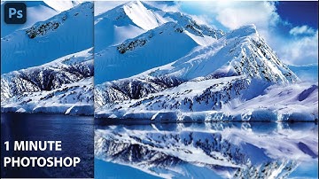 1-Minute Photoshop - How to Create Reflection
