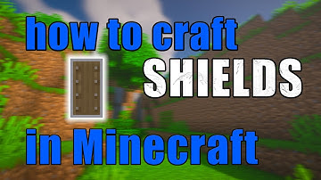How To Craft a Shield in Minecraft - Tutorial: Minecraft Shield Recipe.