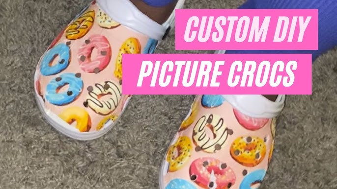 Custom LV Crocs