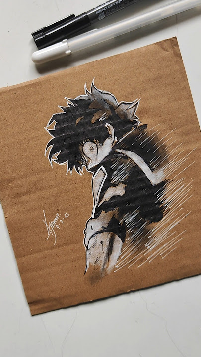 I Drew This On Cardboard Within 10 Minutes 🥶 #shorts
