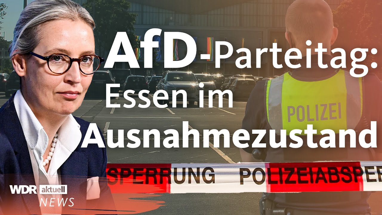 Parteitag der AfD in Essen: Proteste und Demos sorgen für ...