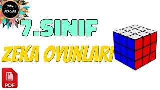 7.Sınıf ZEKA OYUNLARI 1.Dönem 1.Yazılı Soruları ve Çözümü