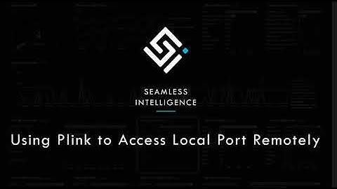 Using Plink to Access Localhost