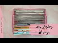 How I Make My Sticker Storage | RachelBeautyPlans