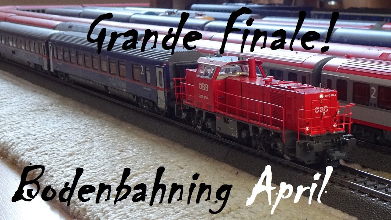 Bodenbahn Megafahrvideo April 2021: Rangieren, Nightjets und 7 Tauri unterwegs!