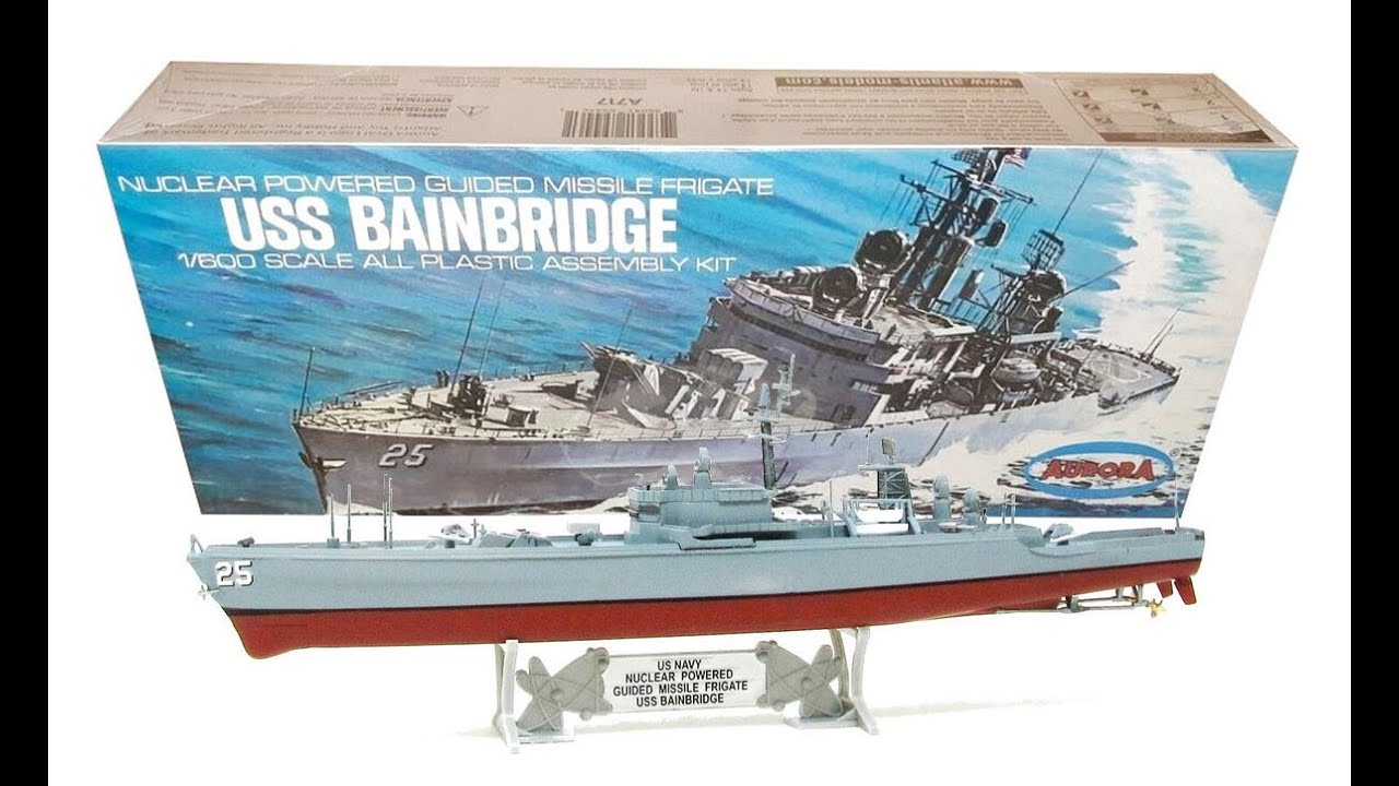 Aurora (Atlantis) 1/600 USS Bainbridge end of build review and