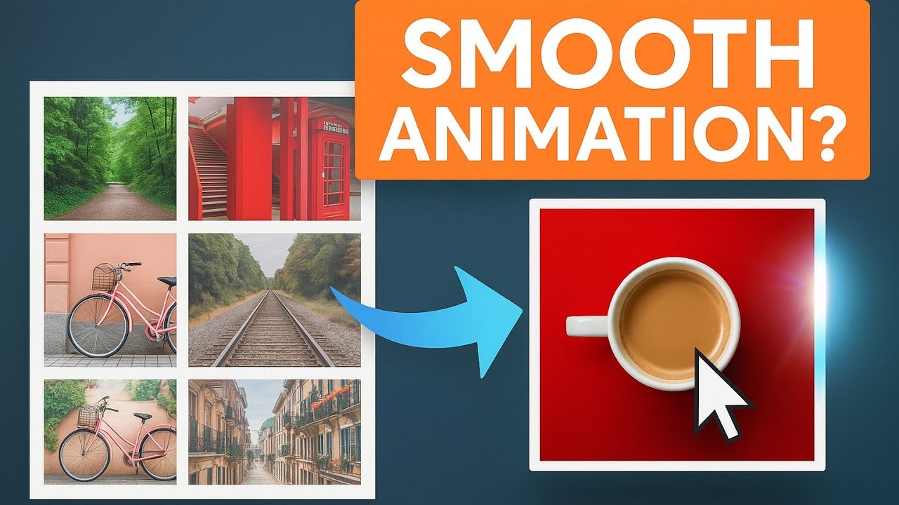 Animated Image Gallery in CSS (Real Website Effect) - YouTube