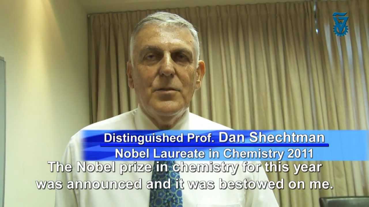 Phone Call From Stockholm Prof. Dan Shechtman 2011 Nobel Prize Chemistry