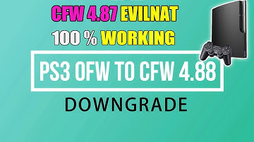 Ps3 Ofw To Cfw 4.88 Downgrade