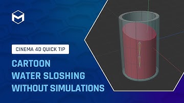 #C4DQuickTip 97: Cartoon Water Sloshing without Simulations in Cinema 4D