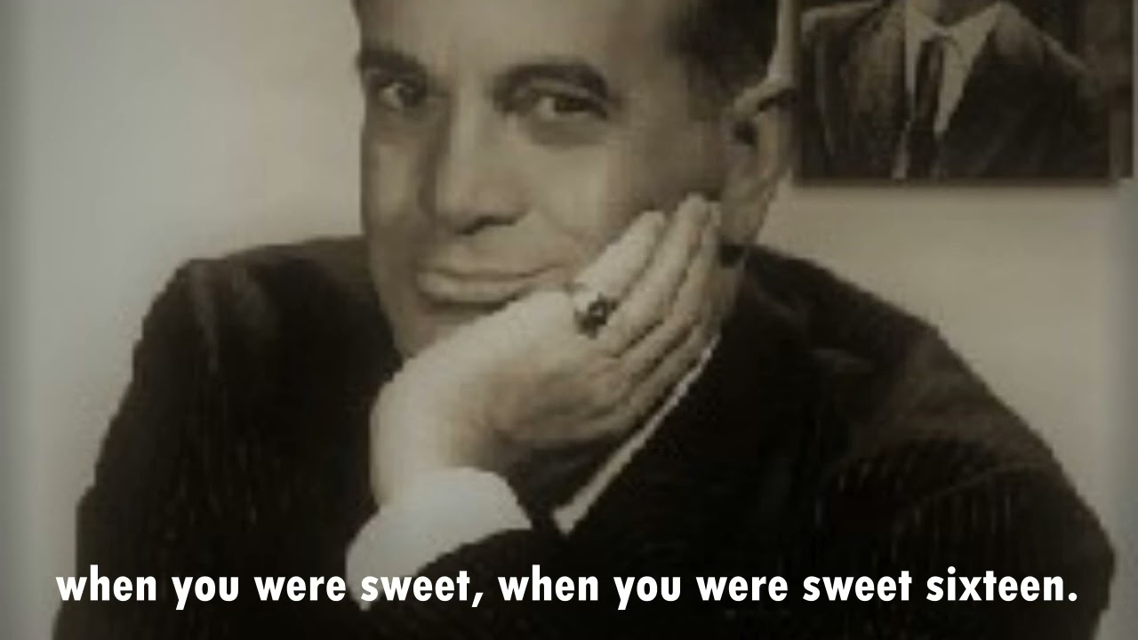 When You Were Sweet Sixteen AL JOLSON (with lyrics) YouTube