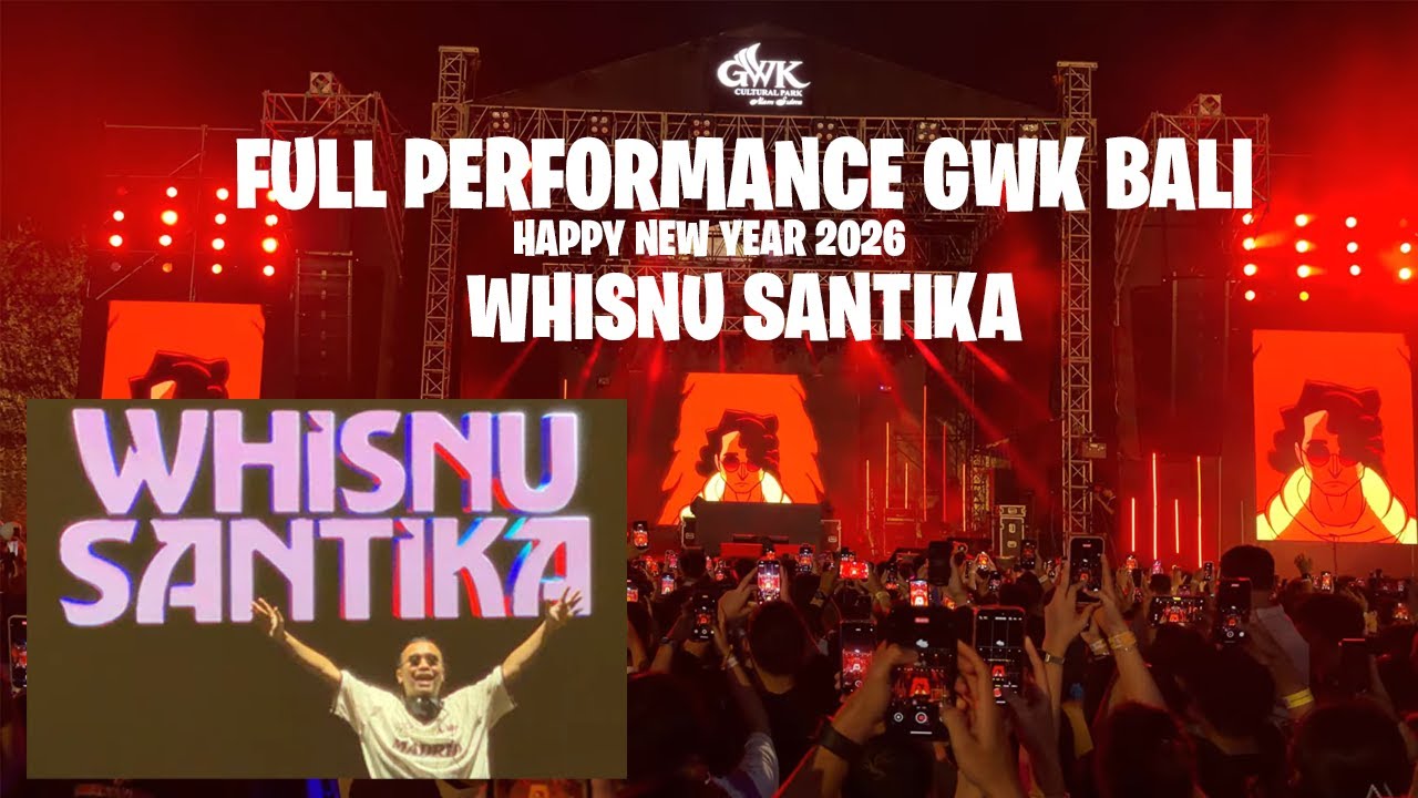 WHISNU SANTIKA FULL PERFORMANCE AT GWK BALI | NEW YEAR 2026