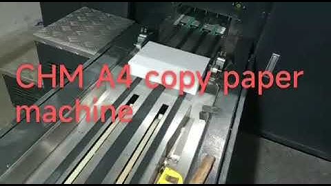 A4-2 machine Running speed on 200m can produce 11-12 reams per minute#shorts #sheeter #paper #a4 #a3