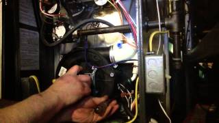 DIY how to change a furnace draft inducer goodman