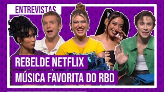 Rebelde Netflix: elenco fala sobre casais LGBTQ+, música favorita do RBD e português