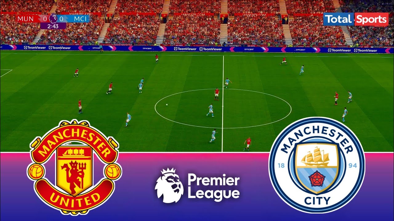 Manchester United vs Manchester City | Premier League 2026 | Full Match Highlights | PES 2021