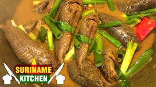 Kwi Kwi Vis Masala - Kwie Kwie Vis Recept - Hassar Guyana Fish Recipe - Catfish Hoplosterum Litorale