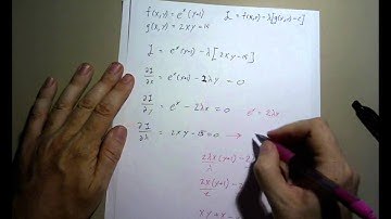 Week 3   Calculus 3   Lagrange Multipliers