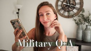 MILITARY SPOUSE Q+A | Deployment, military housing, + being an Army wife | MILSO TAG | Michaela Cook
