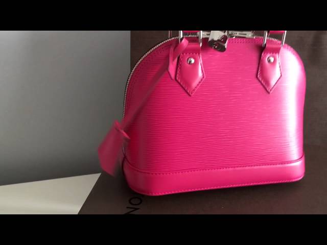 Reveal Louis Vuitton Hot Pink Alma BB 