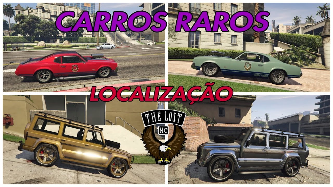 LOCALIZAÇÃO DE CARROS RAROS NO GTA 5 PS3 