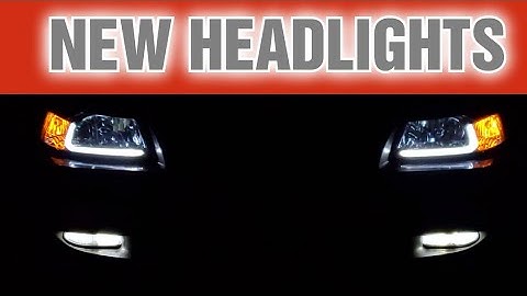 NEW DRL HEADLIGHT INSTALL FOR MY NEW EDGE MUSTANG!!! | PROJECT SCARR