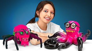 🐙 2 Ways To Turn Cute Slick Slime Sam Into A Terrifying Monster! 😱