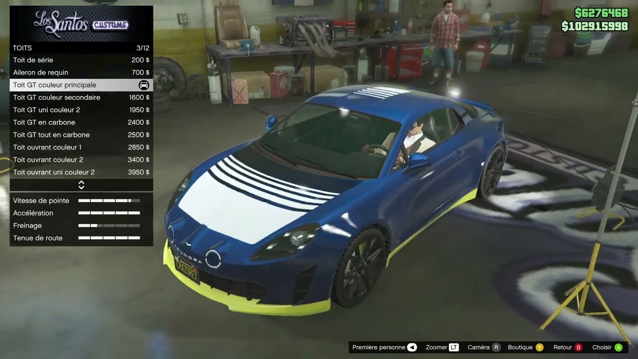 GTA 5 online : Comment recréer l'Alpine A110 de Gendarmerie ! (Toundra Panthere)