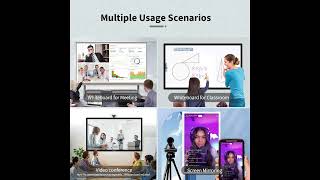 65 Inch Smart Board Review 4K Touchscreen Monitor with Android and Windows Full Setup Guide