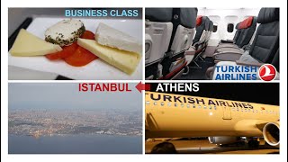 Turkish Business Class, Athens to Istanbul - Business Class, Full Flight Trip Report