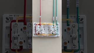 Wiring method for double-pole double-throw switch #Learn Electrical Engineering from Scratch#diy