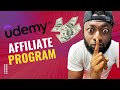 Udemy Affiliate Program & How to Promote for Fat Cheques 💰