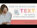 Canva Text Alignment Tips | How to Make Your CV Look Professional #81