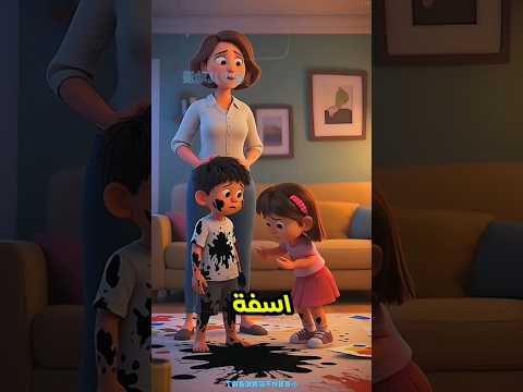 من الذي رمى الطلاء الأسود على الطفل
