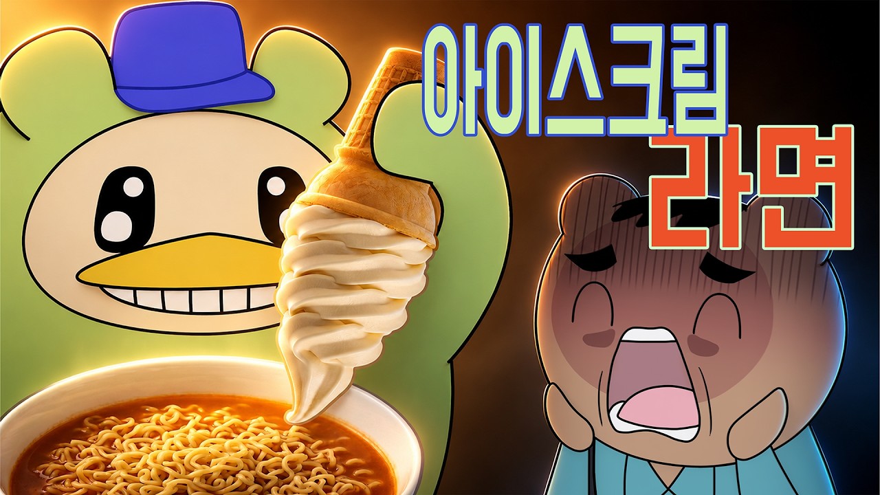 러비카페 - 아이스크림 라면