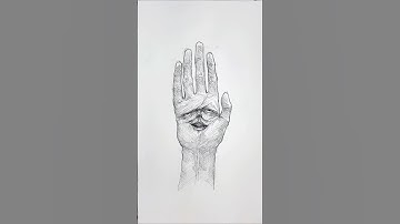 How To Draw a HAND ✋ #art #drawing #foryou #shorts