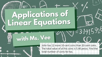 Applications on Linear Equations Part 2 | Number, Age and Money Problem | Step-by-Step Process