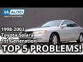 Top 5 Problems Toyota Solara Coupe 1st Generation 1998-2003