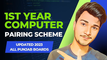 1st Year Computer Pairing Scheme 2023