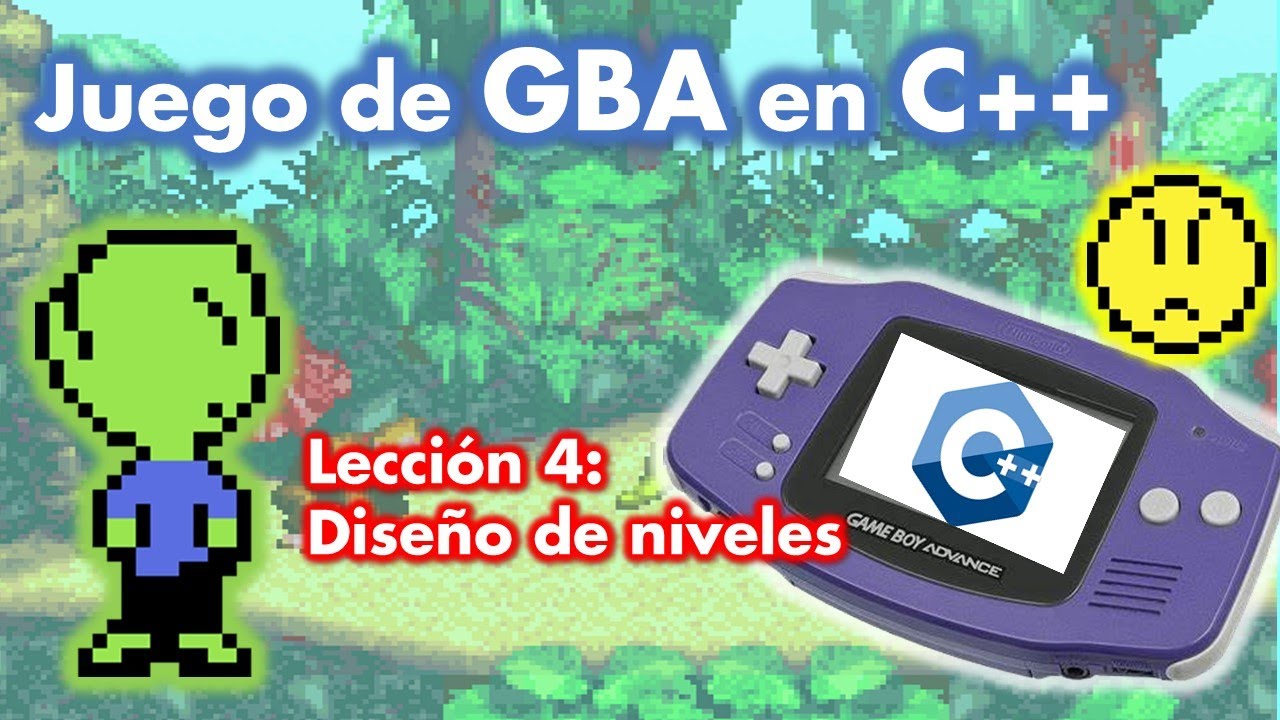 Como hacer un juego de GAME BOY ADVANCE en C++ ( Lección 4 - Diseño de
