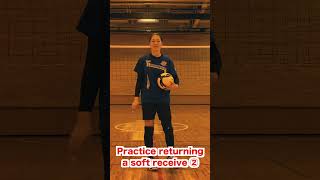 How to practice to return a soft receive!【volleyball】 screenshot 4