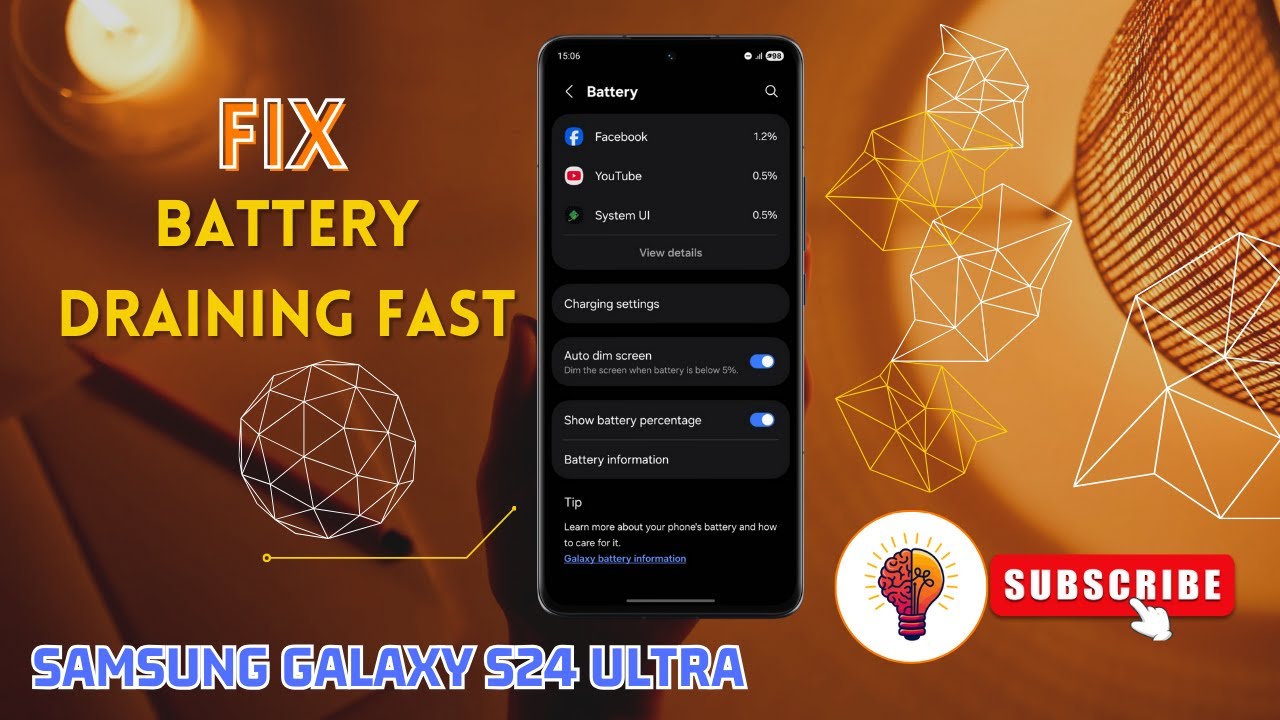 Samsung Galaxy S24 Ultra Battery Draining Fast? Easy Fixes & Best Settings!