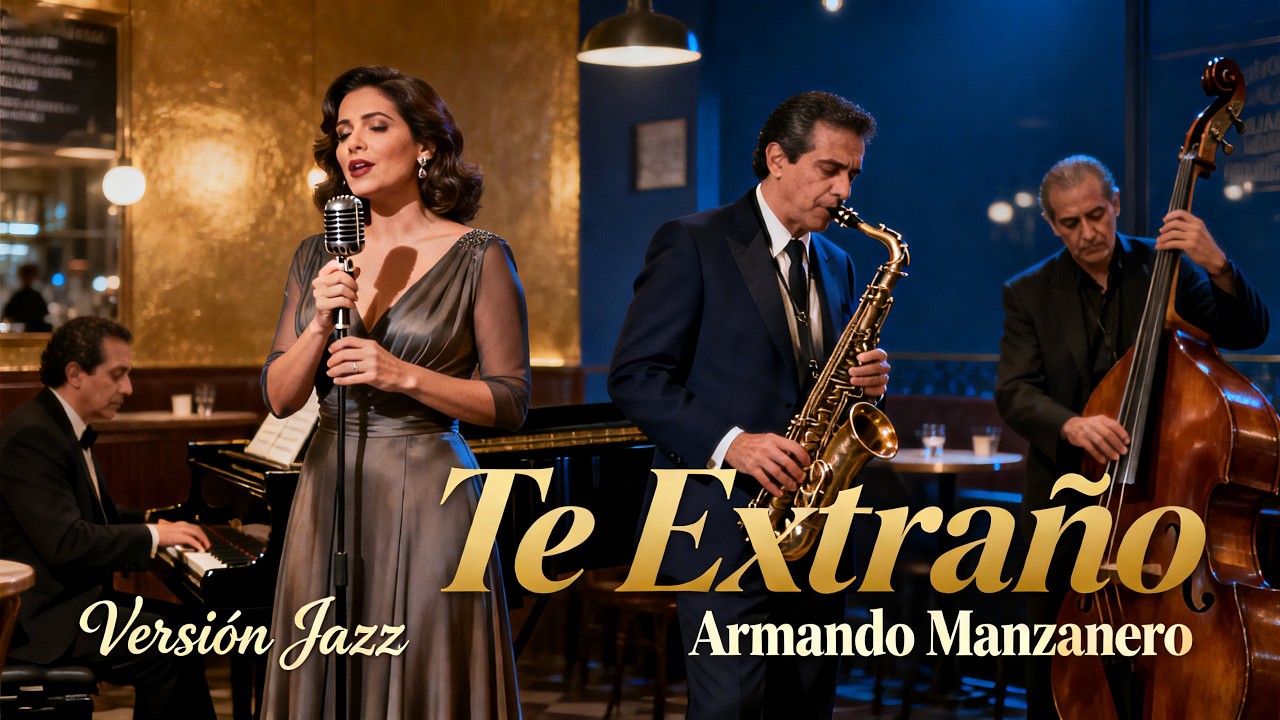 Te Extraño – Armando Manzanero | Cover Bolero Jazz | Jazz Latino y Música Romántica