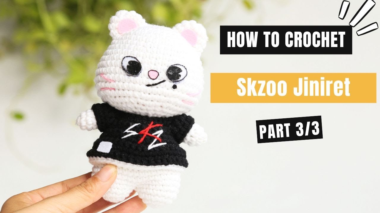 #488 | SKZOO Jiniret  Amigurumi (3/3) | How To Crochet Animals Amigurumi | @AmiSaigon