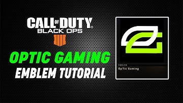 OpTic Gaming Emblem Tutorial (Black Ops 4 Emblems)