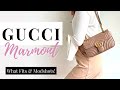 2022 GUCCI MARMONT MINI BAG REVIEW | Resale Value, What Fits, Mod Shots!